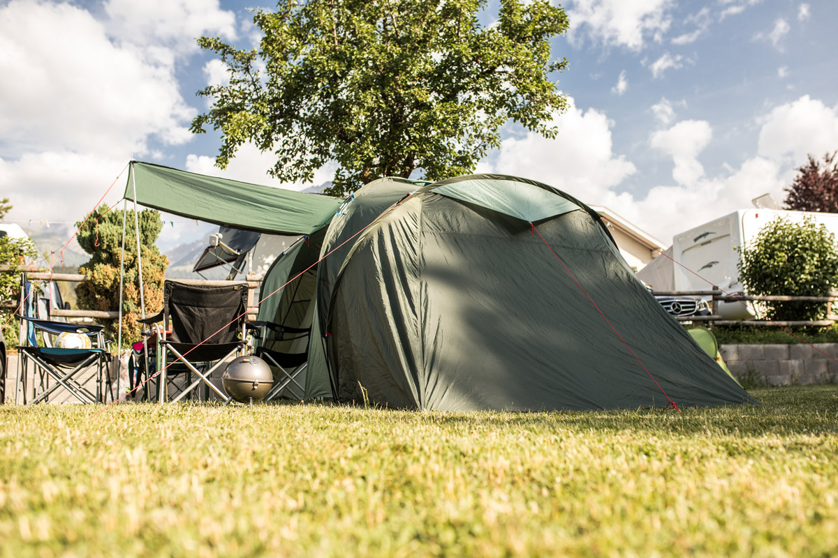 Campingplatz für Zelt in der Tiroler Natur bei Imst